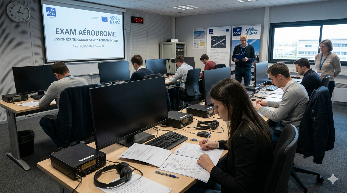 Lire la suite à propos de l’article Examen de Qualification Aérodrome 2025